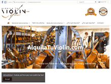 Tablet Screenshot of alquilatuviolin.com